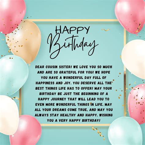 Warm Wishes for a Cousin Who Lives Far Away