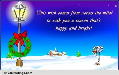 Warm Wishes for Family & Friends Across the Miles