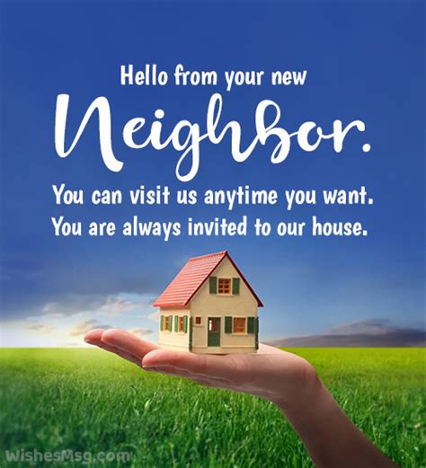 Welcome to the Village: Messages for New Neighbors