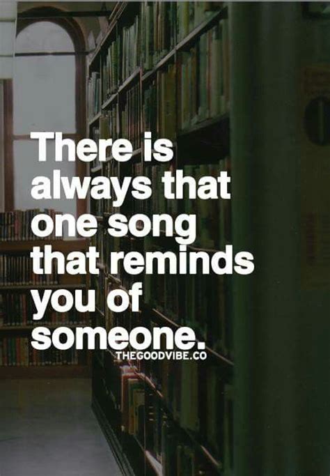 When the Song Reminds You of Someone