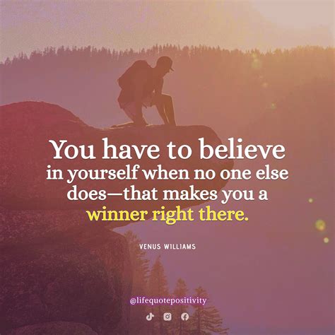 When You Need to Believe in Yourself