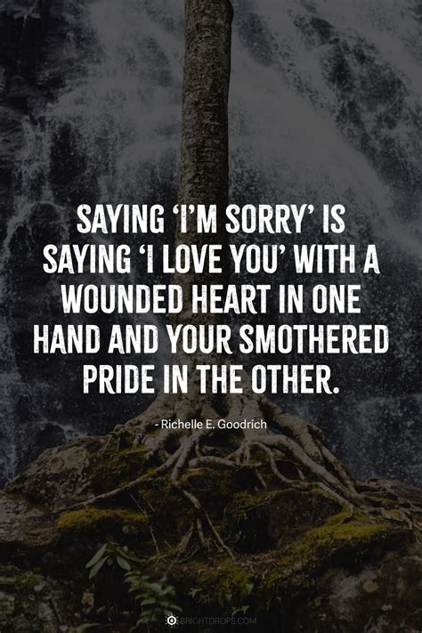 When You Need to Say "I'm Sorry, and I Wish I Could Change It"