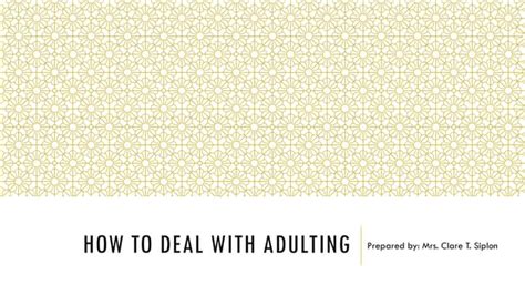 When You're Completely Done with Adulting
