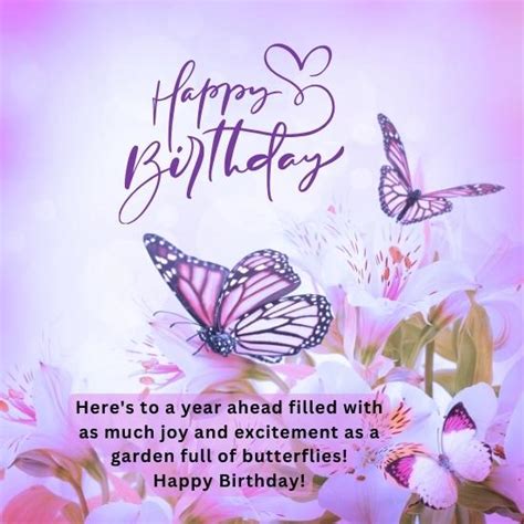 Whimsical and Magical Butterfly Birthday Messages