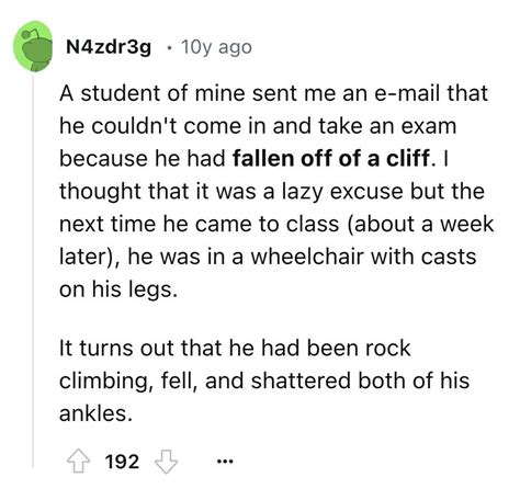Wildly Unbelievable Excuses