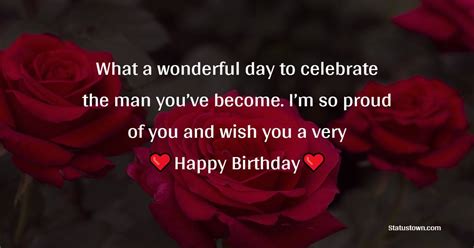 Wishes Celebrating the Man You’ve Become