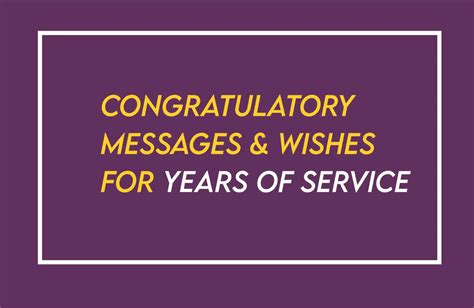 Wishes Celebrating Their Service & Dedication