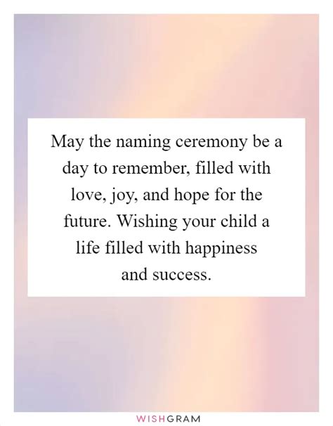 Wishes Filled with Advice & Hope for the Future