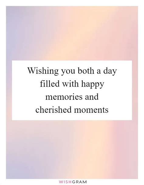 Wishes Filled with Cherished Memories