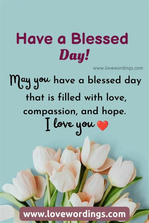 Wishes for a Blessed & Joy-Filled Day