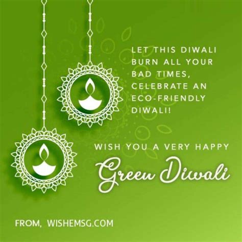 Wishes for a Brighter, Greener Diwali