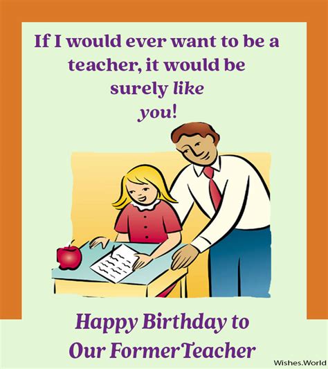 Wishes for a Former Teacher