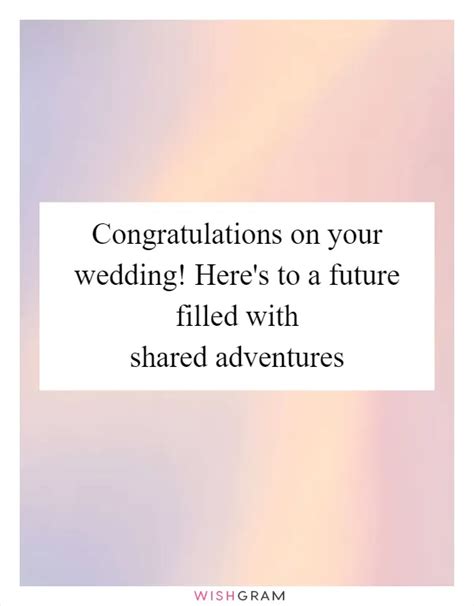 Wishes for a Future Filled with Adventure Together