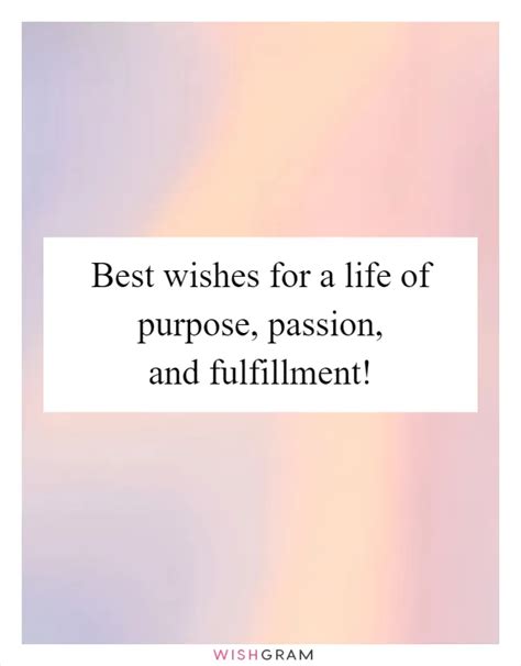 Wishes for a Life of Purpose & Service