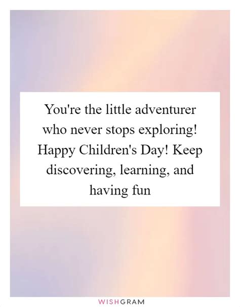 Wishes for a Little Adventurer
