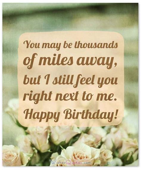 Wishes for a Loved One Who Is Far Away