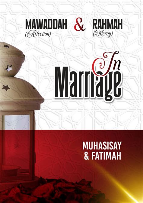 Wishes for a Marriage of Sakinah, Mawaddah & Rahmah