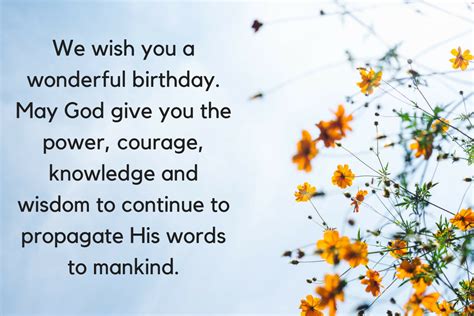 Wishes for a Pastor or Church Leader