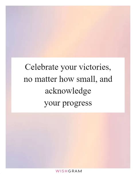 Wishes for Acknowledging the Quiet Victories