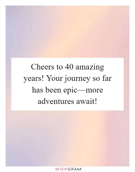 Wishes for an Epic Journey