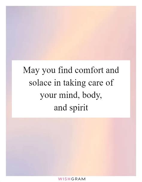 Wishes for Calm & Comfort