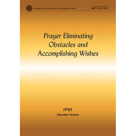 Wishes for Clearing Obstacles & Purification