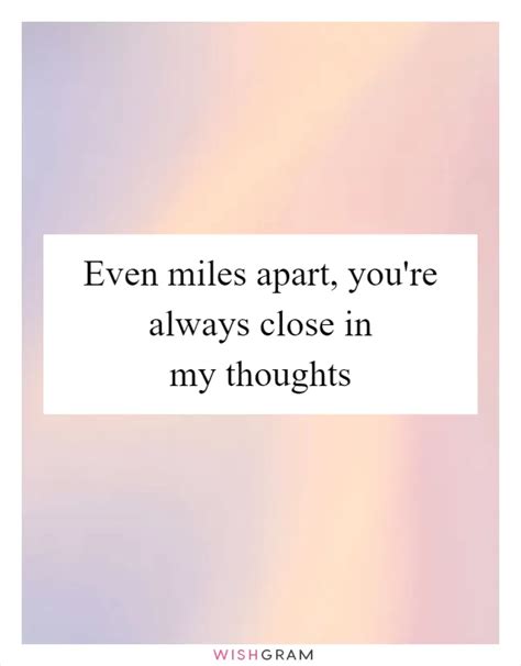 Wishes for Closing the Miles Between You