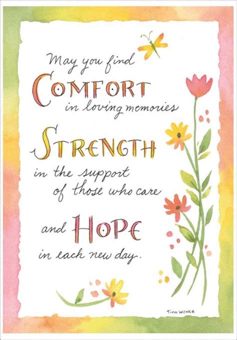 Wishes for Comfort & Strength