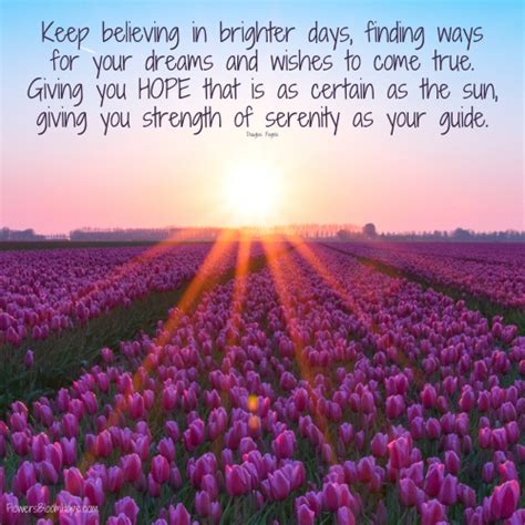 Wishes for Future Strength and Brighter Days