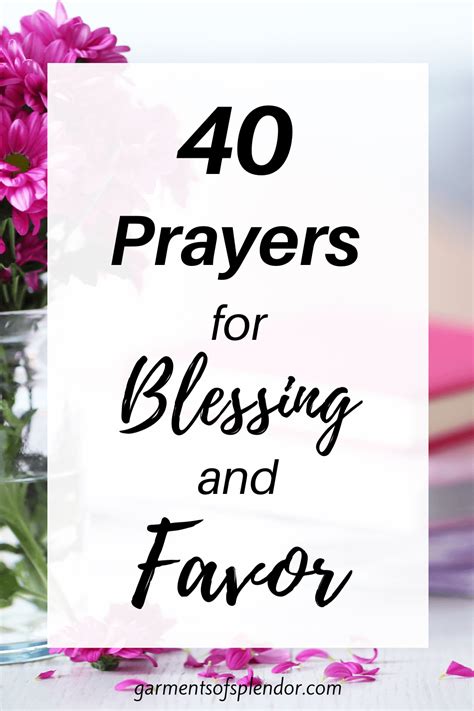 Wishes for God's Blessing and Favor