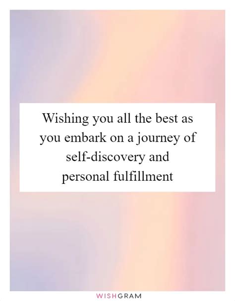 Wishes for Growth and Self-Discovery