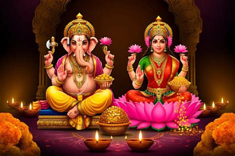 Wishes for Health, Wealth & Prosperity (Lakshmi & Ganesh Blessings)