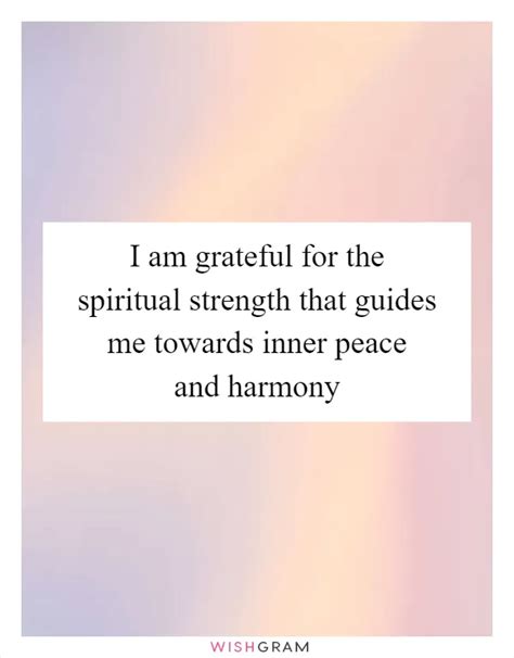 Wishes for Inner Strength & Peace