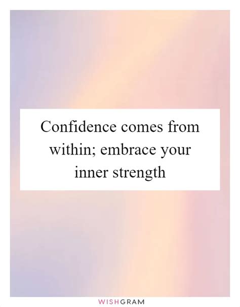 Wishes for Inner Strength & Quiet Confidence