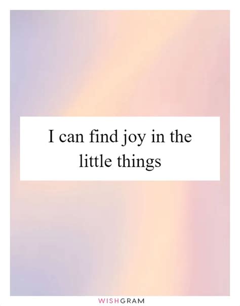 Wishes for Joy in the Small Things