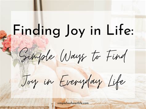 Wishes for Life's Simple, Sparkling Joys