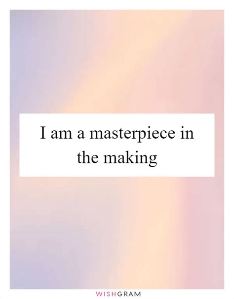 Wishes for Making a Masterpiece