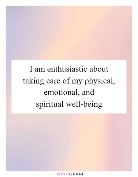 Wishes for My Emotional and Spiritual Well-being