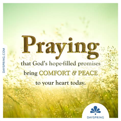 Wishes for Peace and Comfort