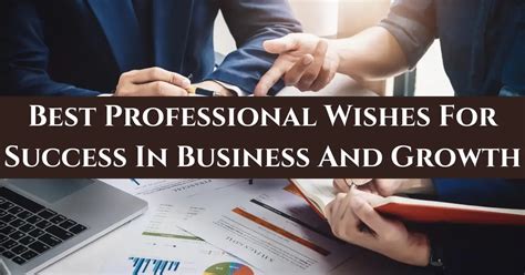 Wishes for Professional Success and Growth