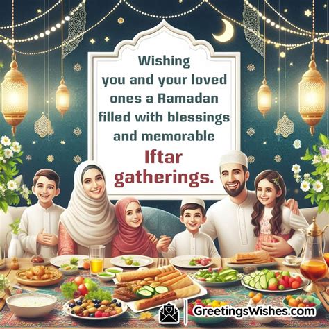 Wishes for Shared Blessings & Iftar Gatherings