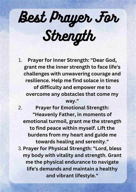 Wishes for Strength and Support