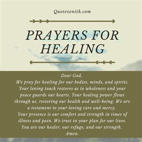 Wishes for Strength, Comfort & Healing