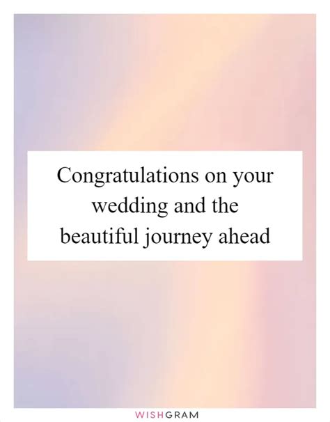 Wishes for the Beautiful Journey Ahead