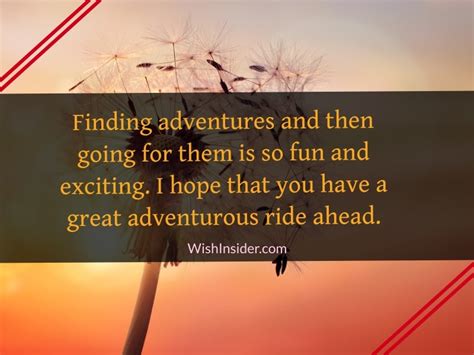 Wishes for the New Adventure Ahead
