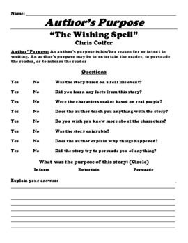 Wishes for The Wishing Spell: If You Possessed the Items