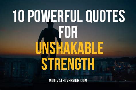 Wishes for Unshakeable Strength and Resilience