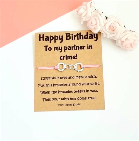 Wishes for Your Favorite "Partner in Crime"