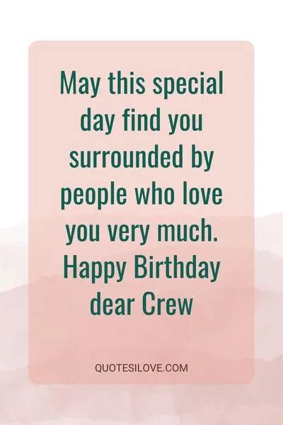 Wishes for Your 'With My Crew' Photo