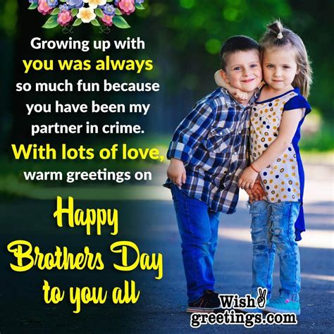 Wishes from a Brother to His Sister: More Than Just a Promise